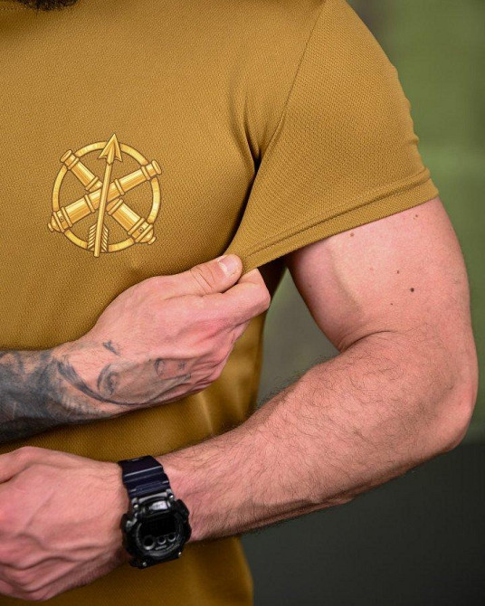 Тактическая потоотводящая футболка принт койот мужская сППОкій 52 Одесса - изображение 10