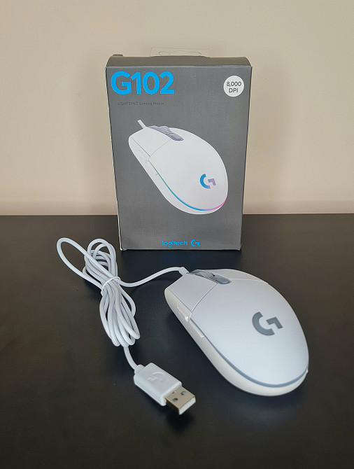 Ігрова дротова мишка Logitech G102 DPI 8000 RGB Клевань - фото 1