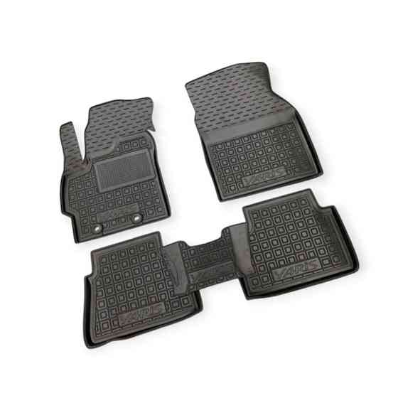 Килимки Toyota yaris 2021-> борт 2,5см, з перемичкою салону Мукачево