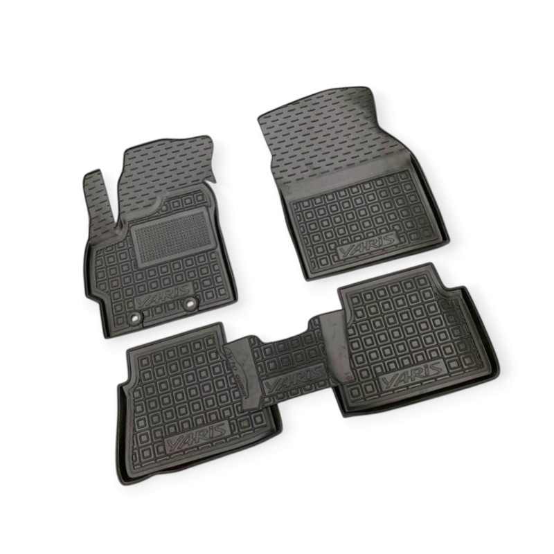 Килимки Toyota yaris 2021-> борт 2,5см, з перемичкою салону Мукачево - фото 1