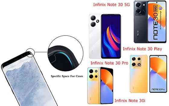 Захисне скло HyperGlass Pro для Infinix Note 30 5G, Note 30 Play, Note 30 Pro, Note 30i – максимальна чутливість та захист Київ