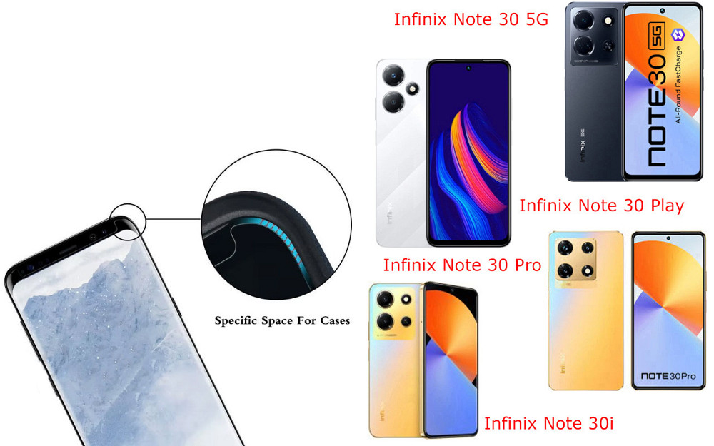 Захисне скло HyperGlass Pro для Infinix Note 30 5G, Note 30 Play, Note 30 Pro, Note 30i – максимальна чутливість та захист Київ - фото 3