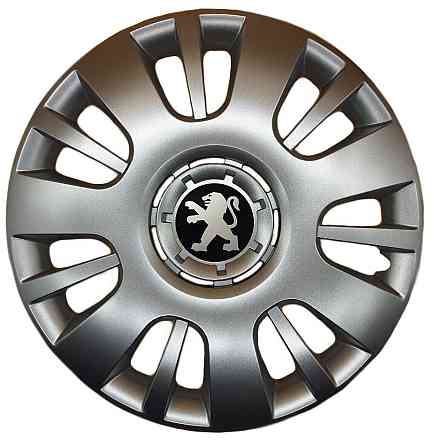 Автомобильные модельные колпаки R16 Peugeot 407 4шт, SJS, серебряные Киев