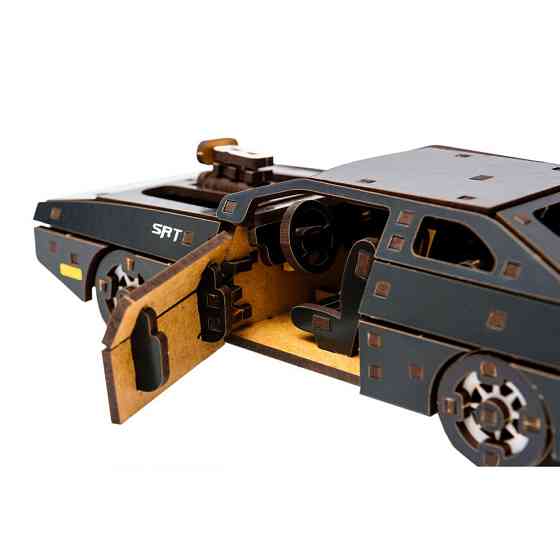 Дерев'яний 3D конструктор "Fast Furious" Puz-62519, 125 деталей, чорний Вінниця