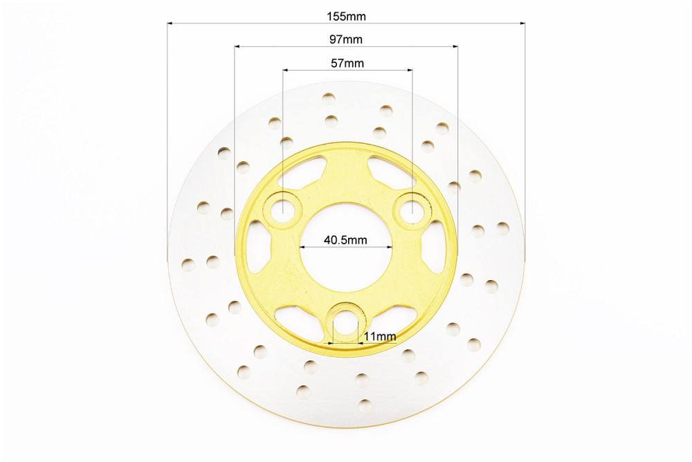 Диск гальмівний Yamaha JOG (155мм) Киев - изображение 2
