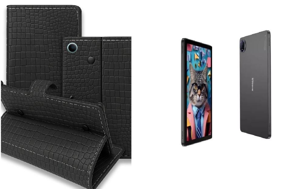 Книга-трансформер для планшета Sigma mobile Tab A1035 Ultra, цвет Black Krokodil Black Киев - изображение 1