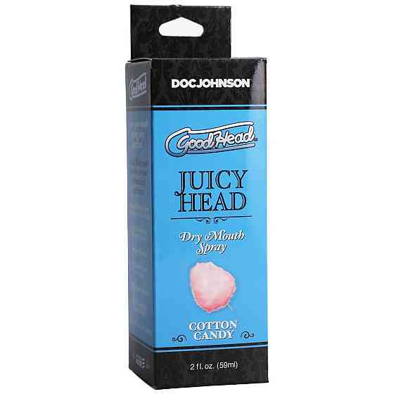 Зволожувальний спрей оральний Doc Johnson GoodHead – Juicy Head Dry Mouth Spray – Cotton Candy 59мл Sex Aura Київ