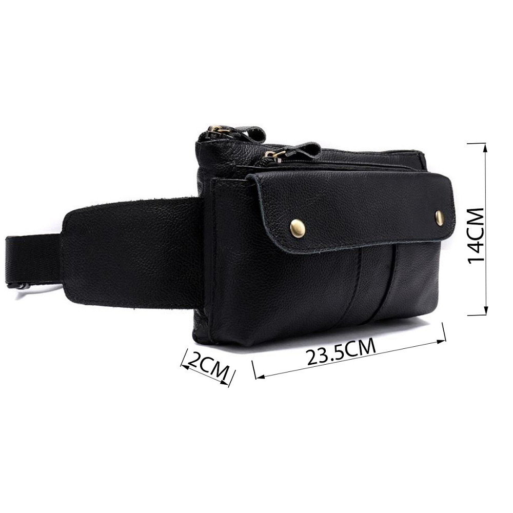 Бананка кожаная Черная (Vintage) Киев - изображение 17