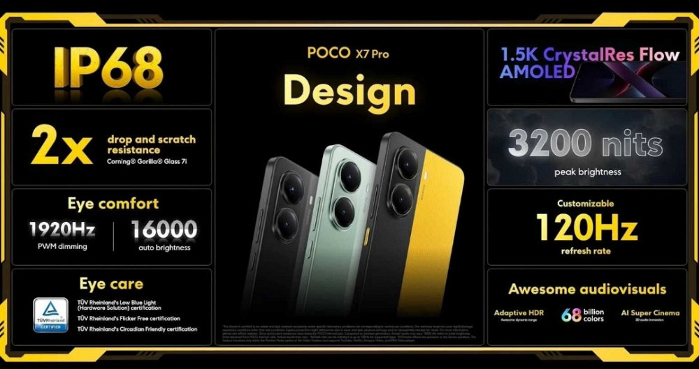 Xiaomi Poco X7 Pro 8/256 12/256 + Adapter 90W Харьков - изображение 3