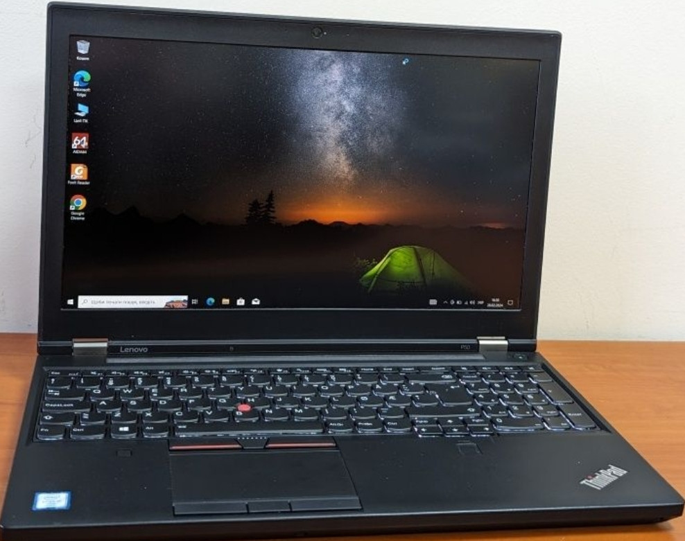 Ноутбук Quadro M1000M 4Gb. Lenovo Think Pad P50/ FHD / IPS / 16/512Gb. Київ - фото 2