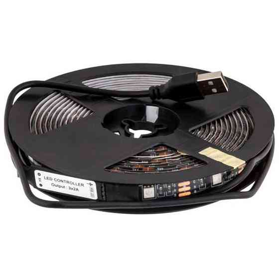 Светодиодная лента Hoco DL30 RGB 4м + пульт (Черная) Киев