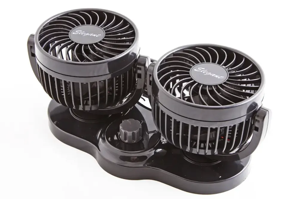 Вентилятор в прикур. пластм. 12В 4 Elegant подвійний Вінниця - фото 1