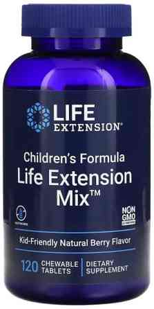 Витамины Life Extension Мультивитамины для детей Children's Formula Life Extension Mix 120 жев таб Киев