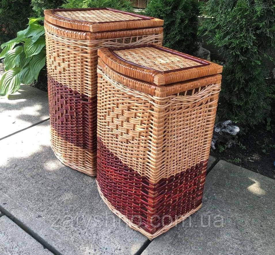 Набор плетеных корзин с крышкой Киев - изображение 5