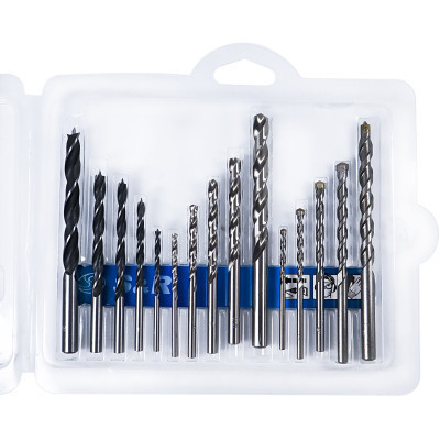 Набор сверл S&R Meister 15шт.:3,4,5,6,8мм мет/дер/бетон (216301015) Винница - изображение 3