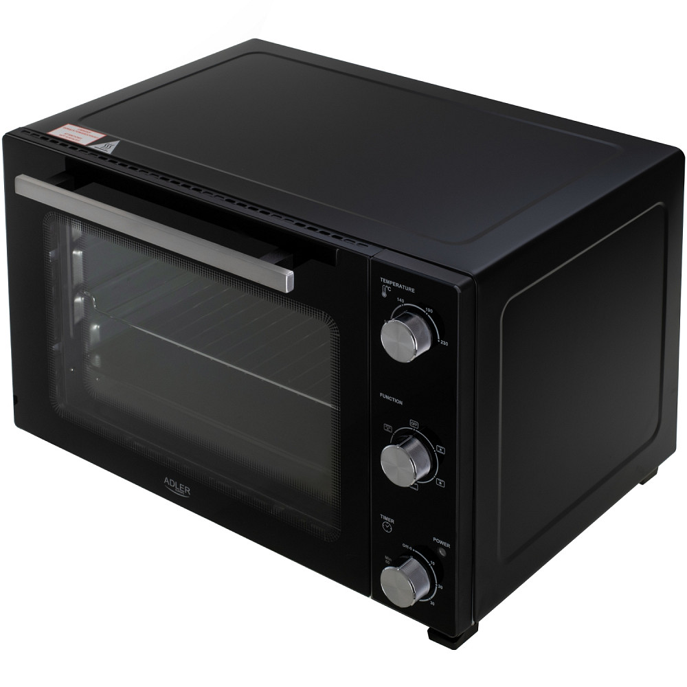 Електрична піч Adler AD 6026 1800Вт/ 48л /електроплита/ механічне керування/чорна Вінниця - фото 7
