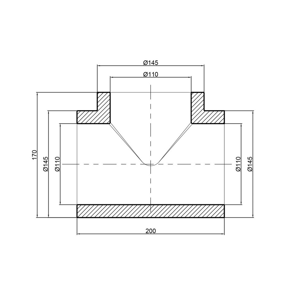 Тройник PPR Thermo Alliance 110 Киев - изображение 2