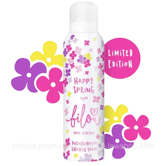 Пінка для душа Bilou Happy Spring 200 мл Чернівці