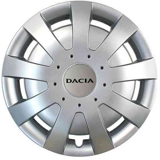 Автомобильные модельные колпаки R15 Dacia 309 4шт, SJS, серебряные Киев