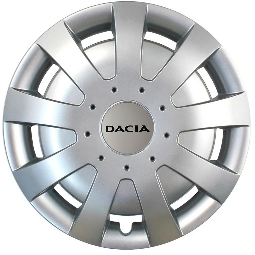 Автомобільні модельні ковпаки R15 Dacia 309 4шт, SJS, сріблясті Київ - фото 1