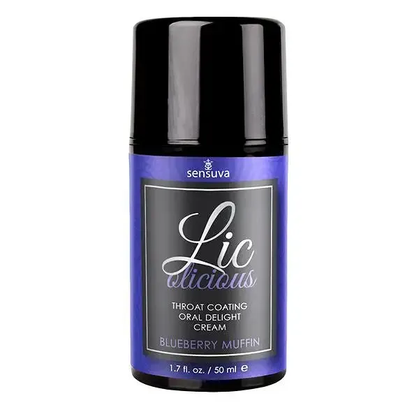 Гель для мінету Sensuva Lic-o-licious Blueberry Muffin (50 мл), оліїстий, без цукру Львов - изображение 1
