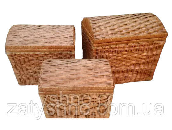Сундук из лозы ручной работи ( в наборе 3) Киев - изображение 1