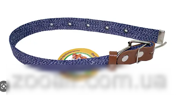 Нашийник 4524 20мм "MILANGE" одинарний (Синій) Вінниця - фото 1