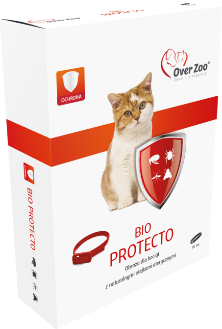 Репелентний нашийник Over Zoo Bio Protecto Plus Collar For Small Cats від бліх для маленьких котів - 35 см Київ - фото 1