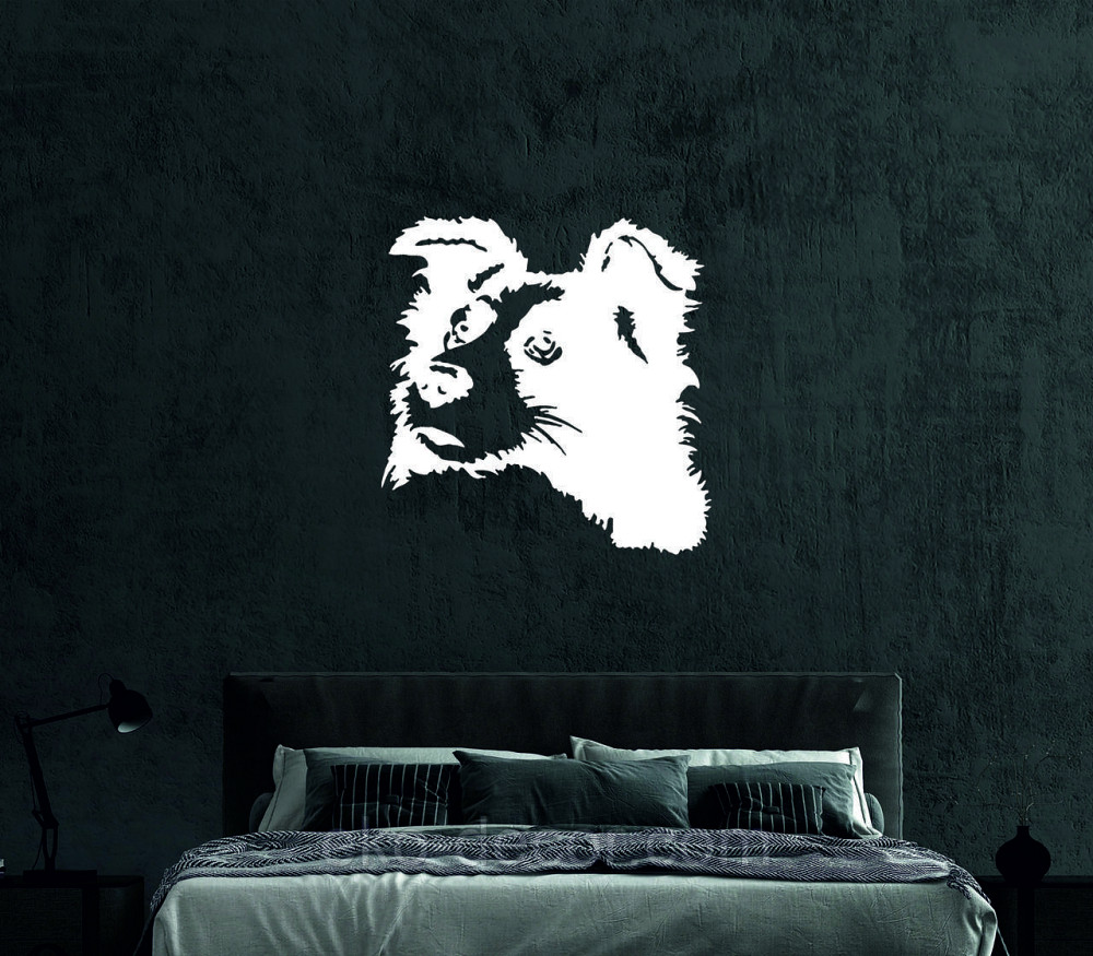 Декоративне настінне Панно «Бордер-Колі», Декор на стіну 90*88 см, Білий Київ - фото 3