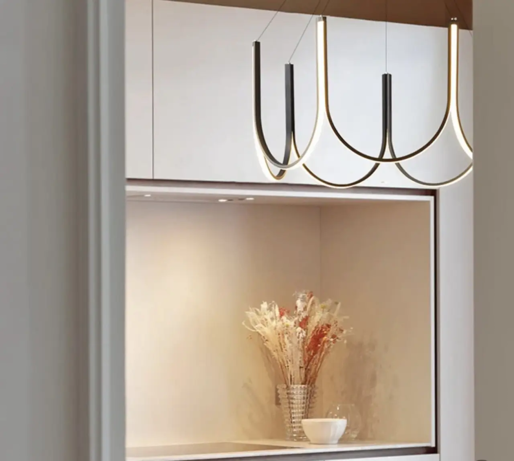 Светодиодная люстра Световая Симфония PJ859 Black (90см) Винница - изображение 2