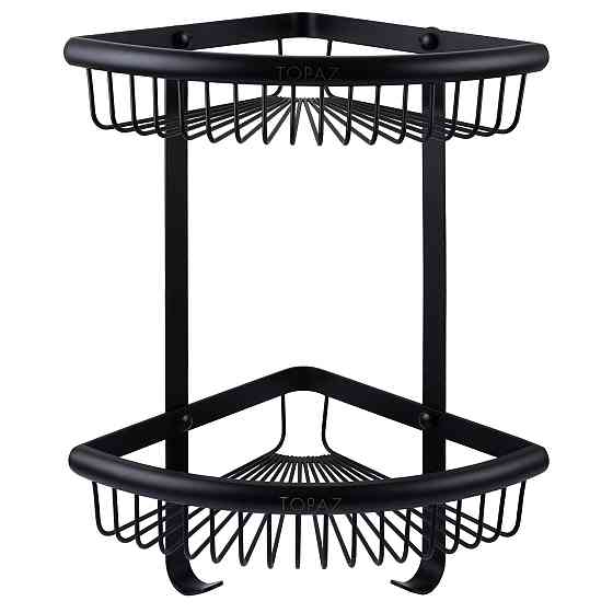 Полка подвійна кутова TOPAZ TKB-4115-2-BL Луцк