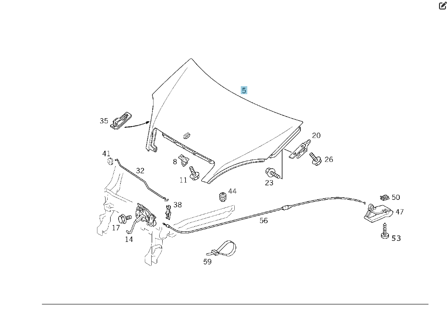 Mercedes-Benz  A1688800657 Капот A-class W168 Одеса - фото 2