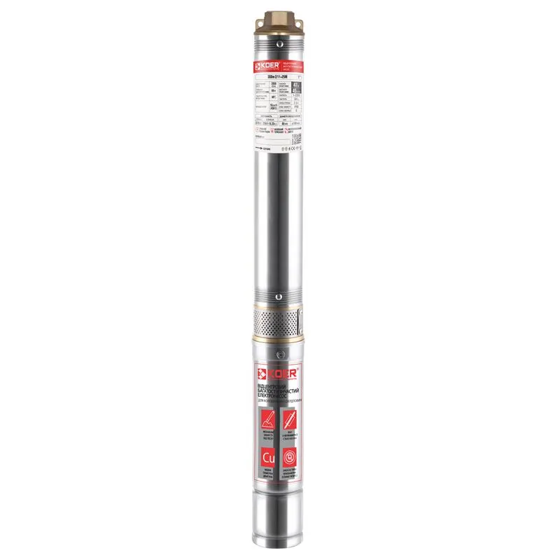 Насос свердловинний відцентровий Koer 2.5SDM 1.5/31+20M 1"   ( KP3163 ) 21987 Харків - фото 1