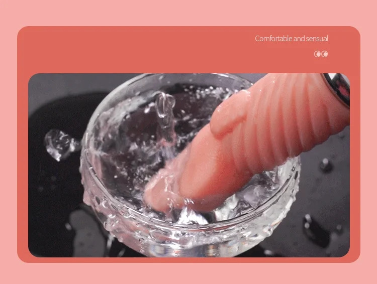 Вібратор язик масажер 175 мм сіро-коричневий Київ - фото 4