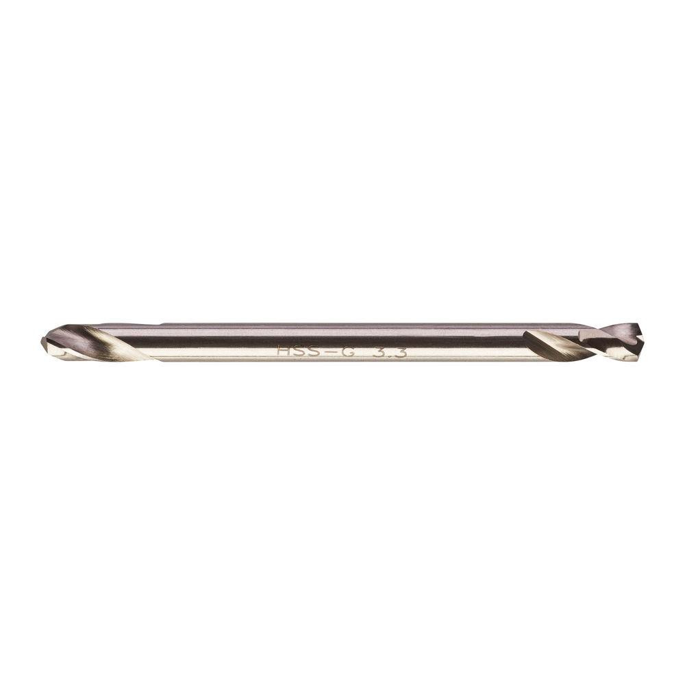 Сверло по металлу HSS-G MILWAUKEE, DIN 1412 C, диаметр 3,3х49х12мм, двустороннее, (10шт), пластиковая коробка Одесса - изображение 2