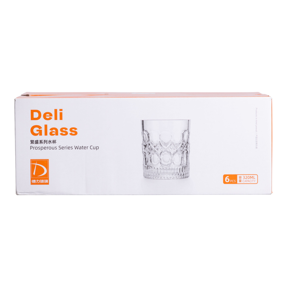 Набір склянок для віскі 6 шт по 320 мл Київ - фото 5