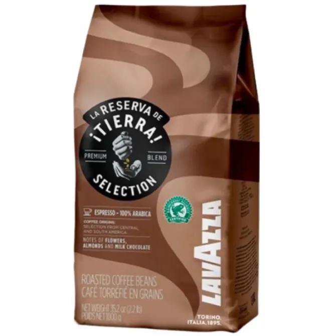 Кофе Lavazza Tierra в зернах 1 кг Львов - изображение 1