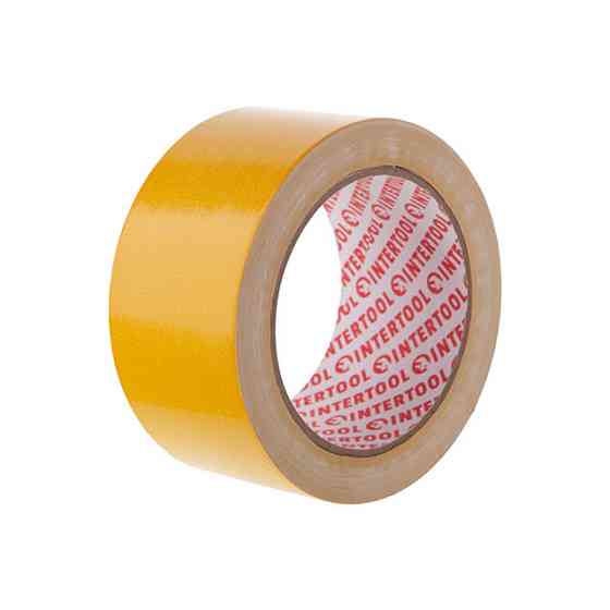 Скотч двусторонний, 25 м, 50 мм, на полипропиленовой основе INTERTOOL KT-0953 Киев