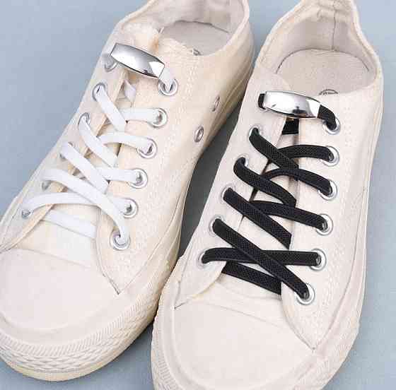 Шнурки эластичные без завязок с цельной застежкой Смела