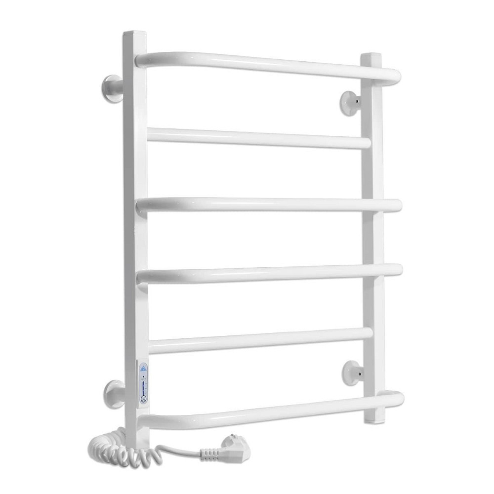 Електричний полотенцесушитель Laris Зебра Комфорт ЧК6 500Х600 Е білий колір Київ - фото 1