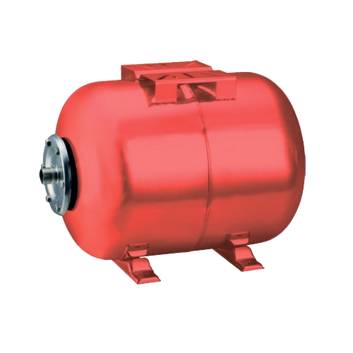 Гідроакумулятор 50л горизонтальний сталь Wetron Житомир - изображение 1