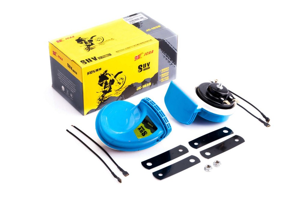 Сигнал (равлик) електричний двотональний (синій) (пара) Мукачево - фото 1