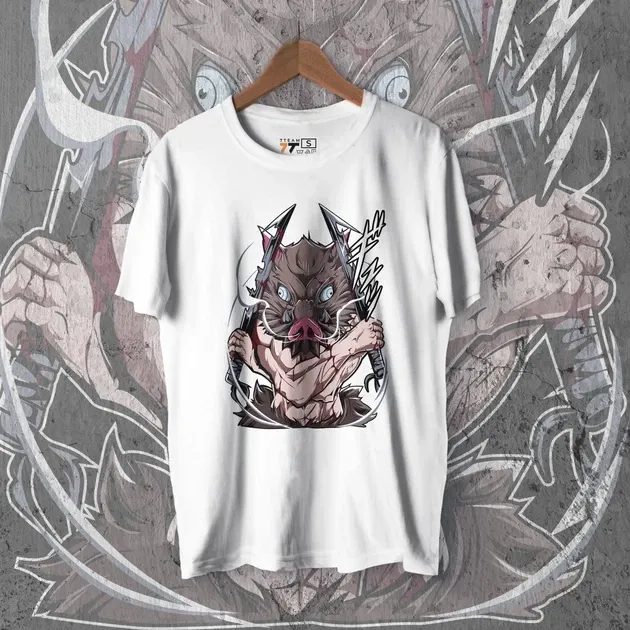 Футболка для подростка мальчика с принтом Клинок, рассекающий демонов Іноске Хашибіра 3 WE Размер 160 Anime10354 Днепр - изображение 1