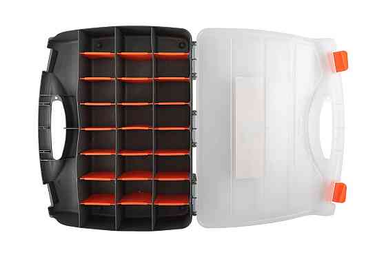 Органайзер MASTERTOOL з ручкою 19" 480х380х80 мм 24 секції 79-3128 Рівне