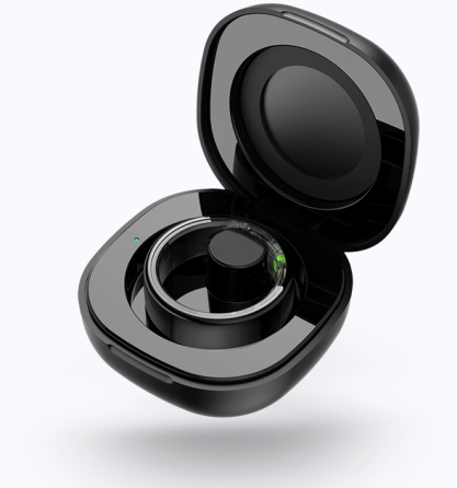 Смарт-кільце Smart Ring SSR-03 Black розмір 10, фітнес-трекер, моніторинг пульсу, SpO2, сну, активності, водозахист 5ATM, зарядний Київ