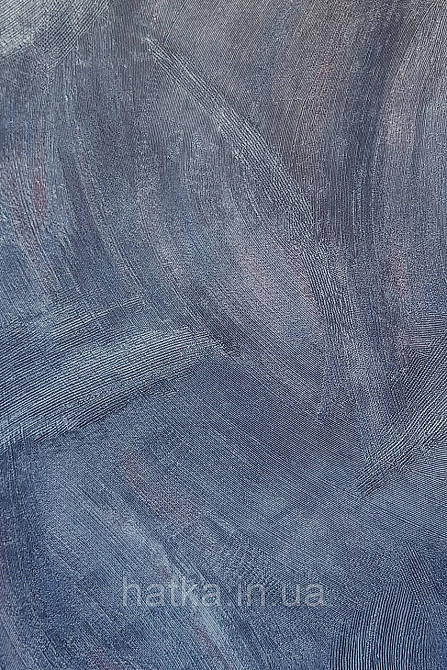 Шпалери вінілові на флізеліні Grandeco Ameli абстракція мазки смужки структурні темно-сині Київ - фото 1