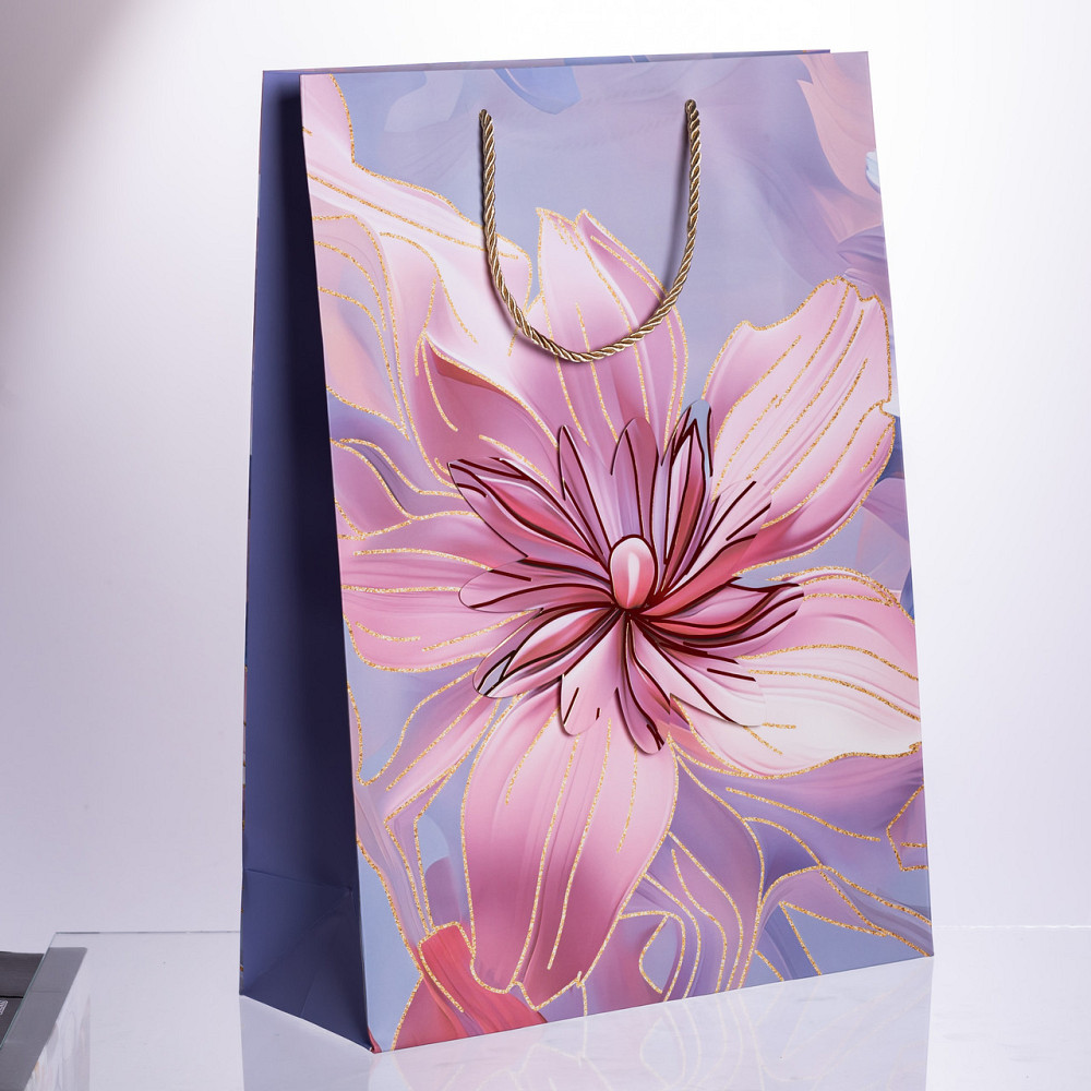 Набір подарункових пакетів з паперу 12 (шт.) картонні гарні пакети для подарунків 30×12×42 (см) HP-10359-10 Коломия - фото 2