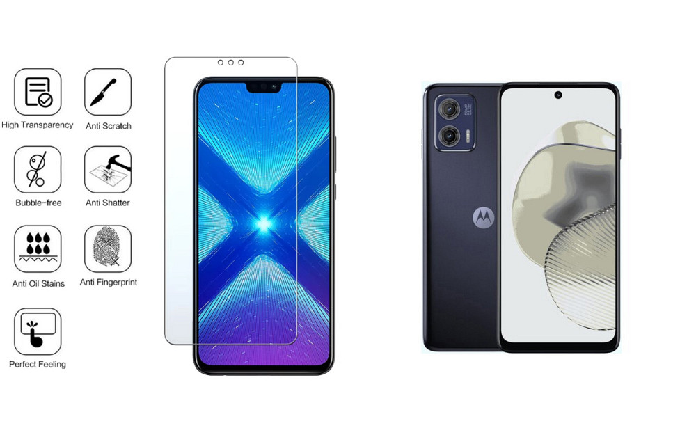 Защитное стекло NeoGlass для Motorola Moto G73, Moto G73 5G – ультрапрозрачное и устойчивое Киев - изображение 4