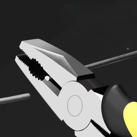 Набор ручных инструментов 3 шт: для обрезки и обжима: бокорезы,длинногубцы,комбинированные плоскогубцы,цвет черно-жёлтый Каменец-Подольский