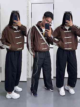 Унісекс оверсайз стильний бомбер із замші турецький замш Шоколад Одеса